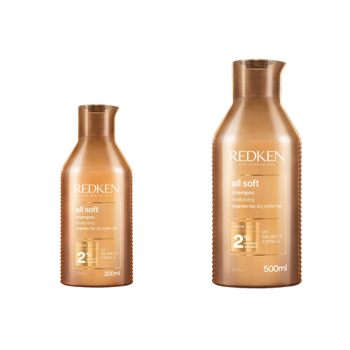 Redken All Soft Shampoo with Omega-6 and Argan Oil 500ml