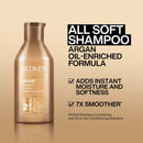 Redken All Soft Shampoo with Omega-6 and Argan Oil 500ml