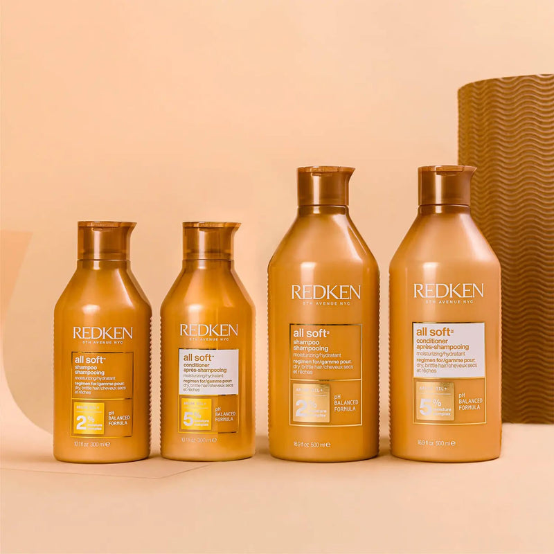 Redken All Soft Shampoo with Omega-6 and Argan Oil 500ml