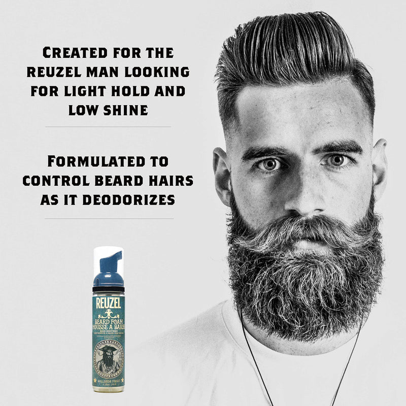 Reuzel Beard Foam 70ml Reduces Beardruff and Itchy Skin
