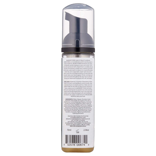 Reuzel Beard Foam 70ml Reduces Beardruff and Itchy Skin