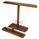 Ring Toss Game, Wooden Table Top Hook Ring Toss Game Children, Premium Party Throwing Games Game for Family Fun Indoor/Outdoor Game
