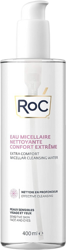 RoC Extra Comfort Micellar Cleansing Water for Sensitive Skin Face and Eyes 400ml