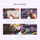 The Fidget Game Rocket Race - Math Board Game for Kids Ages 5-8 Grades K-2