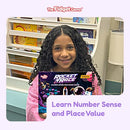 The Fidget Game Rocket Race - Math Board Game for Kids Ages 5-8 Grades K-2