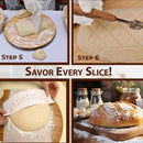 Liquidation Inventory, (400 Units) Round Banneton Bread Proofing Basket with Linen Liner, 9” Bread Basket with 6 Essential Bread Making Tools – Natural Rattan Sourdough Banneton Basket Kit for Baking Enthusiasts