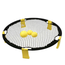 Roundnet Game Set - Includes 3 Balls, Net, and Bag