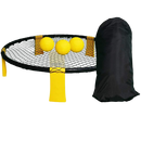 Roundnet Game Set - Includes 3 Balls, Net, and Bag