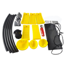 Roundnet Game Set - Includes 3 Balls, Net, and Bag