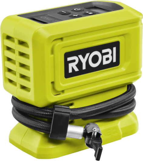 Ryobi 18V ONE+ Cordless Compressor – RPI18 for Tire & Balloon Inflation