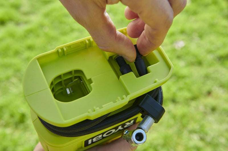 Ryobi 18V ONE+ Cordless Compressor – RPI18 for Tire & Balloon Inflation