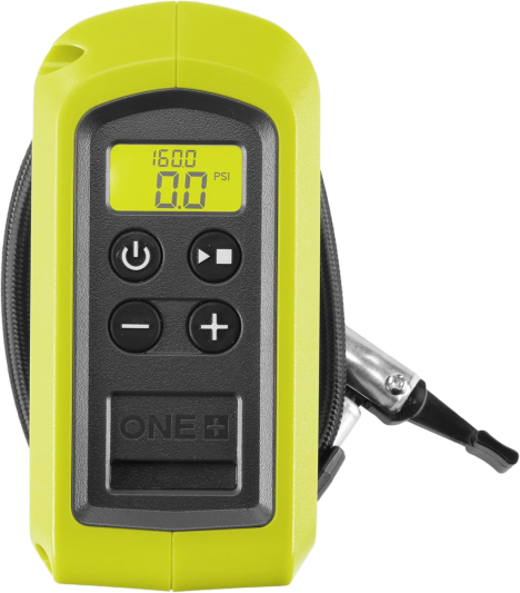 Ryobi 18V ONE+ Cordless Compressor – RPI18 for Tire & Balloon Inflation