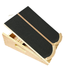 SMILLWALA Slant Board Calf Stretcher Adjustable Incline Board with Ankle Support Non-Slip Slant board for calf stretching with Side Handles, Extra Sand Paper, Resistance Band, Knee Brace, Massage Ball