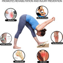 Liquidation Inventory (121 Units) SMILLWALA Slant Board Calf Stretcher Adjustable Incline Board with Ankle Support Non-Slip Slant board for calf stretching with Side Handles, Extra Sand Paper, Resistance Band, Knee Brace, Massage Ball