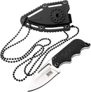 SOG Instinct Mini Small Fixed Blade Knife - Full Tang Adjustable Clip Belt or Boot Knife with Tactical Knife Sheath and Neck Knife Lanyard