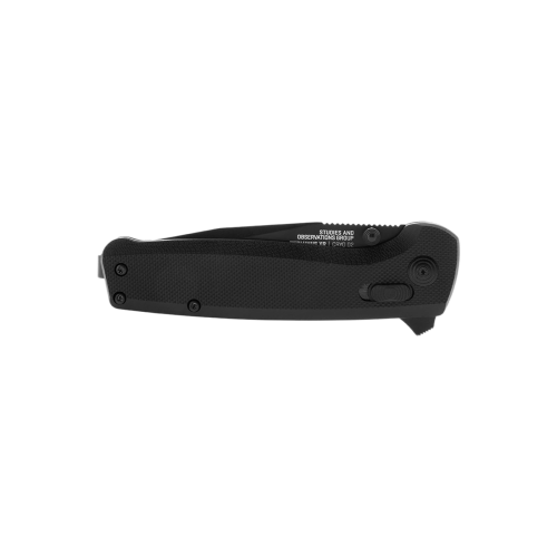 SOG Terminus XR G10 EDC Folding Knife – D2 Steel Blade (Black)