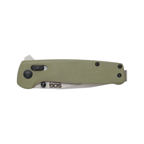 SOG Terminus XR G10 EDC Folding Knife – D2 Steel Blade (Olive Drab)