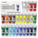 MEEDEN Heavy Body Acrylic Paint: Satin Finish 24 x 60ml (2 oz) Tubes Set