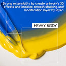 MEEDEN Heavy Body Acrylic Paint: Satin Finish 24 x 60ml (2 oz) Tubes Set