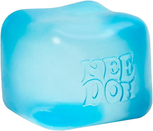 Schylling Nice Cube Nee Doh Stress Ball - Sensory Toys, Needoh Fidget Toys, Anxiety & Stress Relief, Sensory Balls, Non-Toxic Dough Material, 1 Colour Chosen Randomly