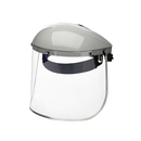 Sellstrom Advantage Face Shield - Lightweight Mask with Crown & Ratchet Headgear, for Work, Grinding, Cutting - ANSI Z87.1 - Clear Uncoated Polycarbonate Window