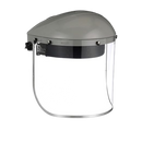 Sellstrom Advantage Face Shield - Lightweight Mask with Crown & Ratchet Headgear, for Work, Grinding, Cutting - ANSI Z87.1 - Clear Uncoated Polycarbonate Window