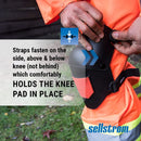 Sellstrom Hybrid Ultra Flex III KneePro Knee Pads with Built-In Gel Pack - for Construction, Gardening, Roofing, Work, Flooring - Pro Protection & Comfort for Men & Women