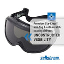 Sellstrom Odyssey II Wildland Fire Safety Goggles - Anti-Fog, Anti-Scratch Eye Protection Goggles for Men & Women - FR Strap, fits over Glasses, ANSI Z87.1