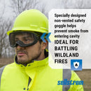 Sellstrom Odyssey II Wildland Fire Safety Goggles - Anti-Fog, Anti-Scratch Eye Protection Goggles for Men & Women - FR Strap, fits over Glasses, ANSI Z87.1
