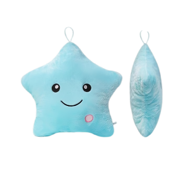 Sensory Toys for Kids with Autism, Twinkle Star Plush Toddler Pillow Light Up Toys,Autism Sensory Products,Kids Sleep Aid,Toddler Travel Toy,Birthday Xmas Gifts for Boys Girls Age 3-12 Blue