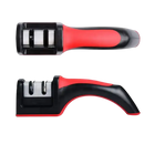 Serrated and Straight Knives Diamond Abrasives Fast Sharpening, 2-Stage, Black