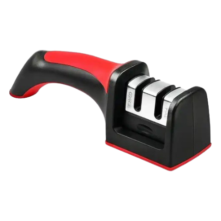 Serrated and Straight Knives Diamond Abrasives Fast Sharpening, 2-Stage, Black