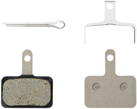 Shimano B05S RX Disc Brake Pad and Spring Resin Compound, Stainless Steel Back Plate