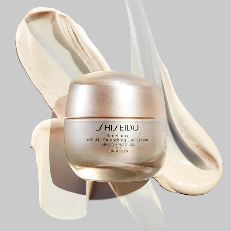 Shiseido Benefiance Wrinkle Smoothing Day Cream – SPF 23 Anti-Aging Moisturizer - 50 mL