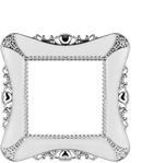 Silver Light Switch Cover Plate Acrylic Wall Decor Stickers – Pack of 2