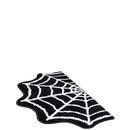 Spider Bathroom Rugs, Black Spiderweb Bath Mat for Halloween Decor, Gothic Spider Area Rug, Spider Rug Non-Slip Tufted Mats for Front Door, Living, Bedroom, Kids' Room
