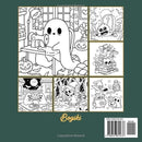 Spooky Cute: Creepy Cute Creatures Coloring Book Cozy Hygge Moments for Relaxation, Perfect for Adults and Teens, Halloween Cutie Comfy