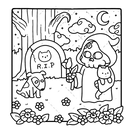 Spooky Cutie Coloring Book – Adorable Creepy Creatures for Adults & Teens