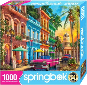 Springbok Havana Sunset 1000 Piece Jigsaw Puzzle