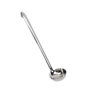 Stainless Steel Hooked Handle Ladle with Pouring Rim
