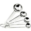 Stainless Steel Measuring Spoons - Specialty Kitchen Gadgets, Kitchen Tools (Silver)