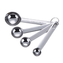 Stainless Steel Measuring Spoons - Specialty Kitchen Gadgets, Kitchen Tools (Silver)