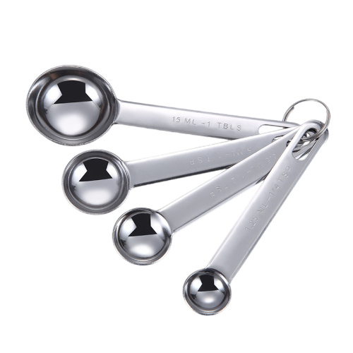 Stainless Steel Measuring Spoons - Specialty Kitchen Gadgets, Kitchen Tools (Silver)