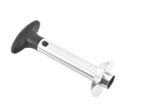 Stainless Steel Pineapple Corer & Slicer,Silver/Black
