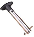 Stainless Steel Pineapple Corer & Slicer,Silver/Black