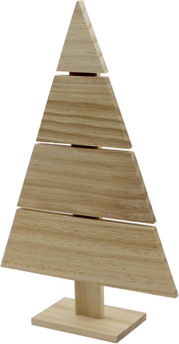 Standing Wood Pallet Christmas Tree Rustic Farmhouse Décor, Pack of 2
