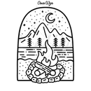 Stress Relief Coloring Book for Adults & Kids – Bold & Easy Designs