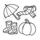 Stress Relief Coloring Book for Adults & Kids – Bold & Easy Designs