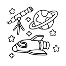 Stress Relief Coloring Book for Adults & Kids – Bold & Easy Designs