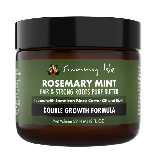 Sunny Isle Rosemary Mint Hair and Strong Roots Butter 2oz Infused with Biotin